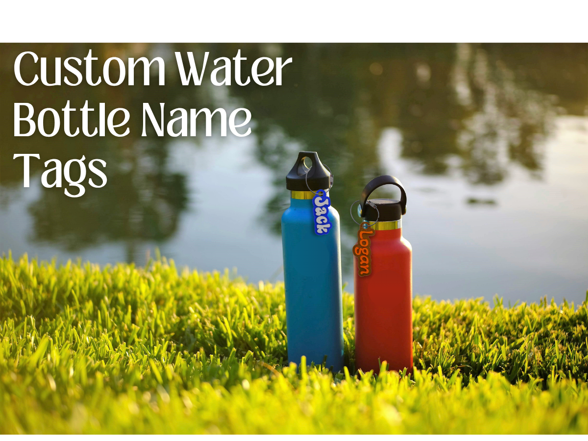 Custom Color Water Bottle Name Tag