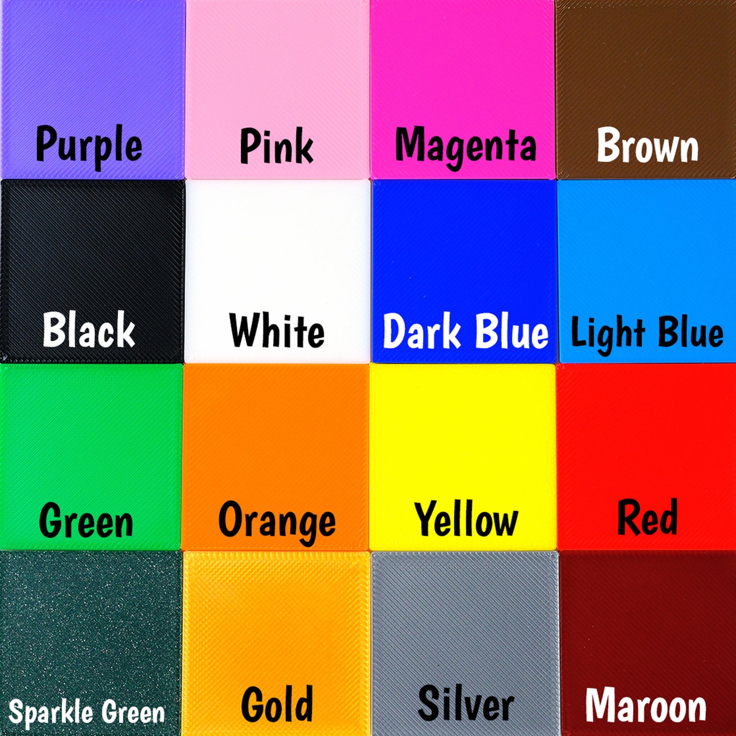 Custom Color Water Bottle Name Tag