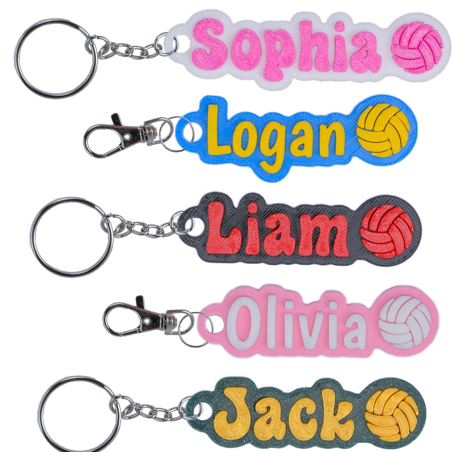 Custom Color Keychain