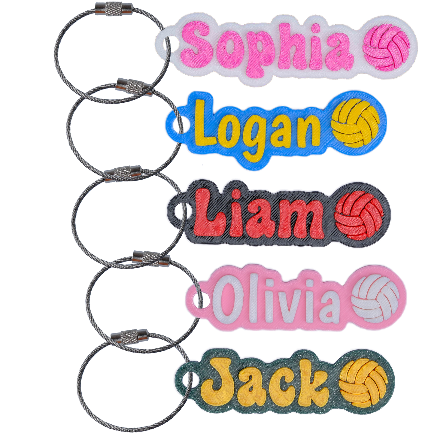 Custom Color Water Bottle Name Tag