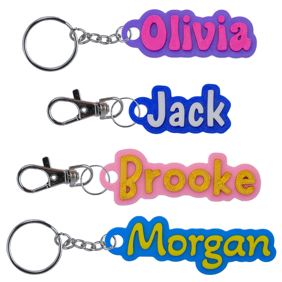 Custom Color Keychain