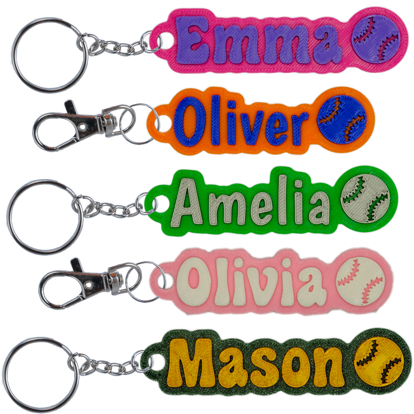 Custom Color Keychain
