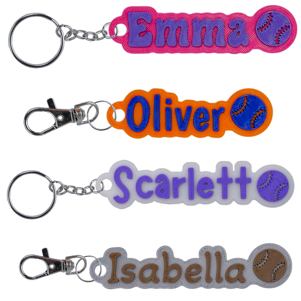 Custom Color Keychain