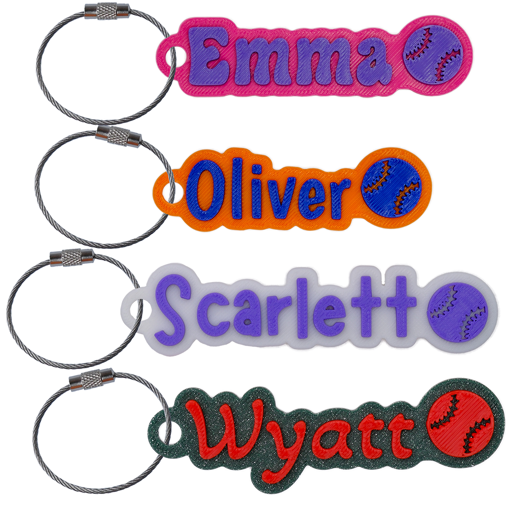 Custom Color Water Bottle Name Tag