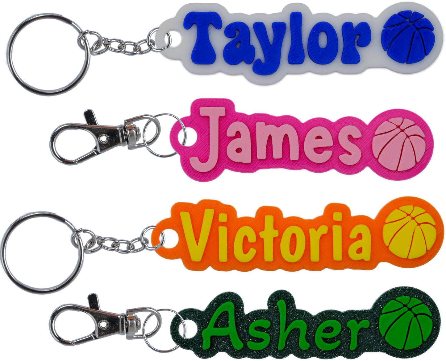 Custom Color Keychain