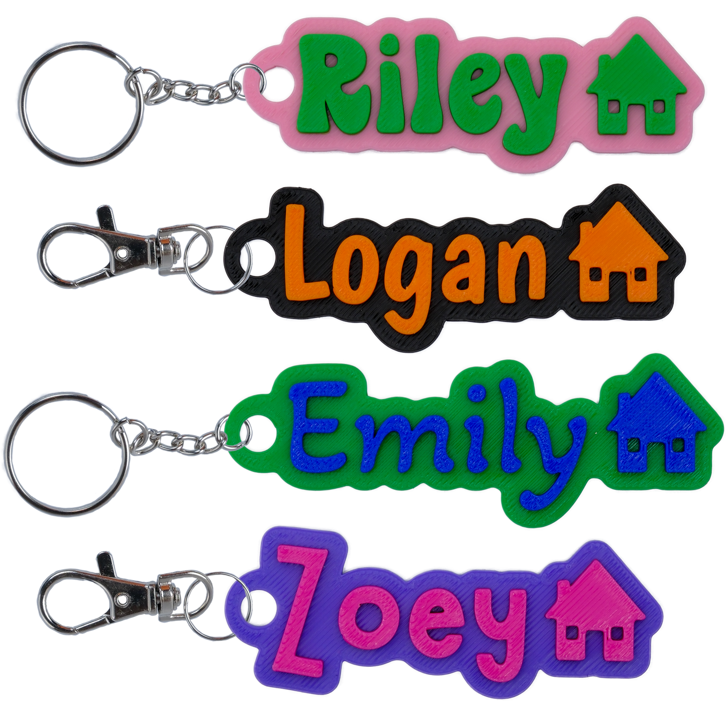 Custom Color Keychain