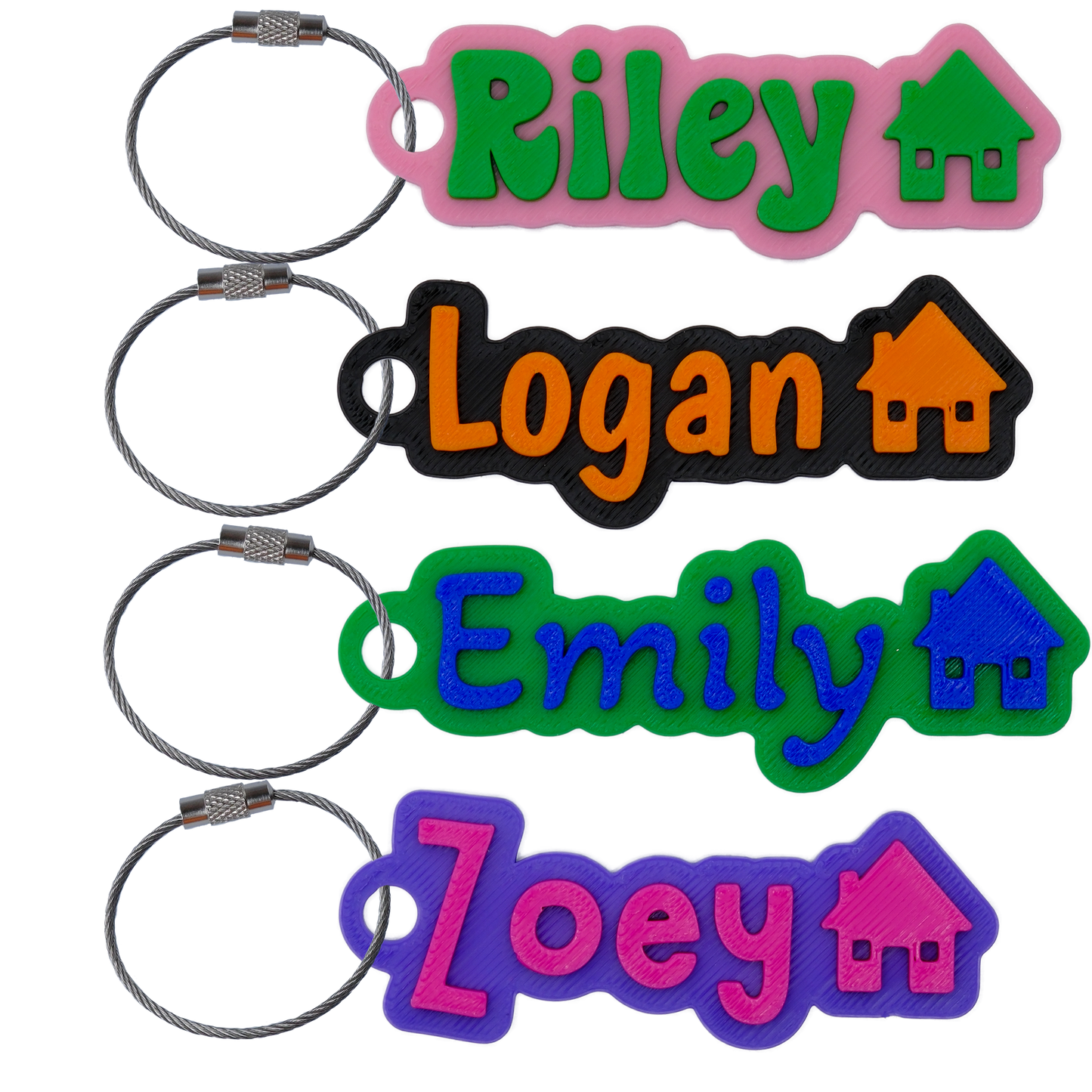Custom Color Water Bottle Name Tag
