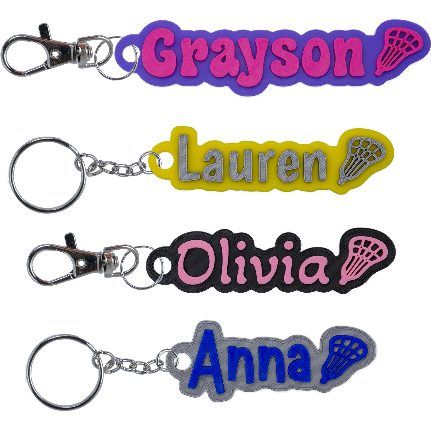 Custom Color Keychain