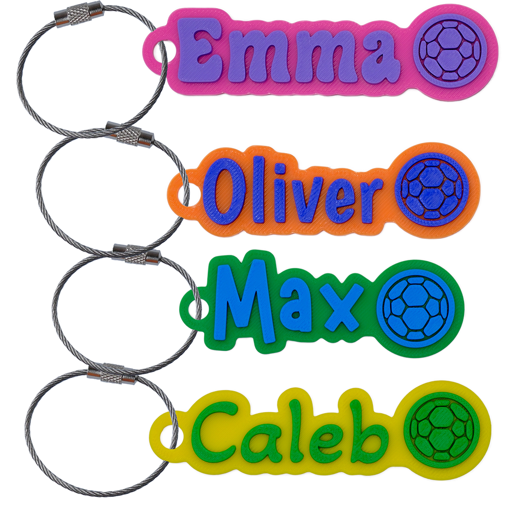 Custom Color Water Bottle Name Tag