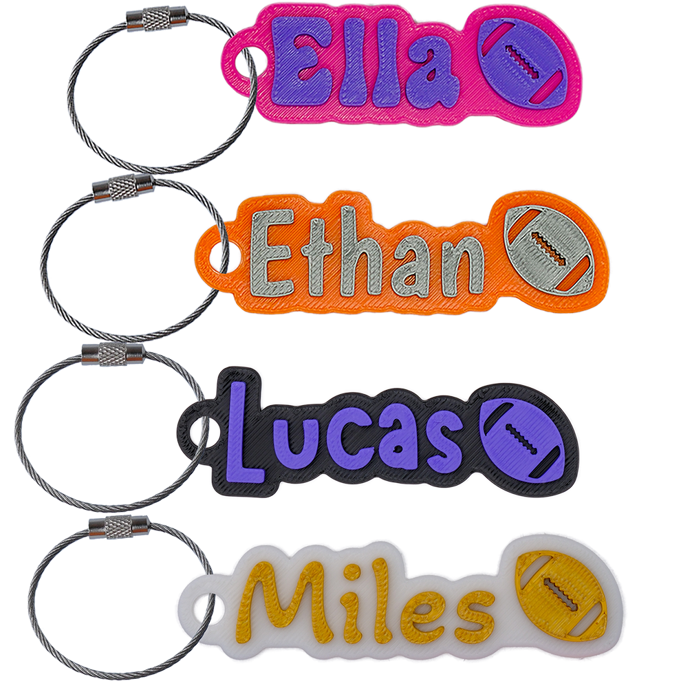 Custom Color Water Bottle Name Tag