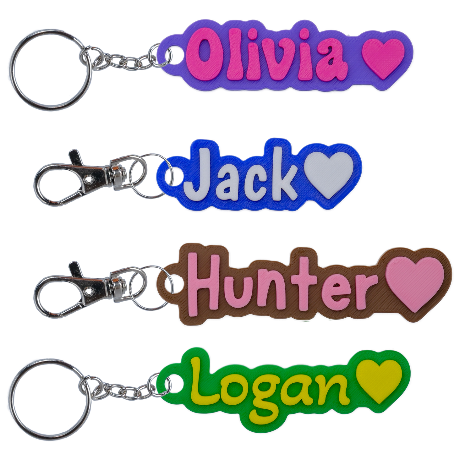 Custom Color Keychain