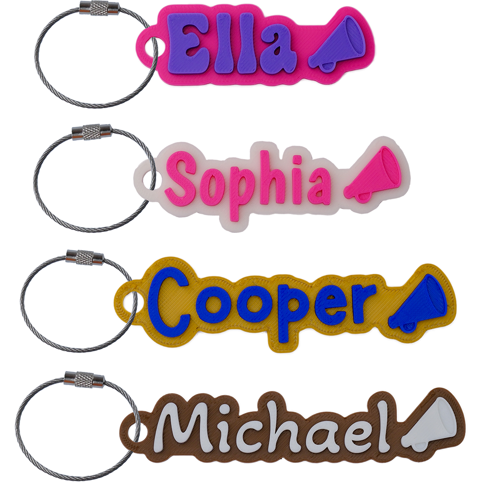 Custom Color Water Bottle Name Tag