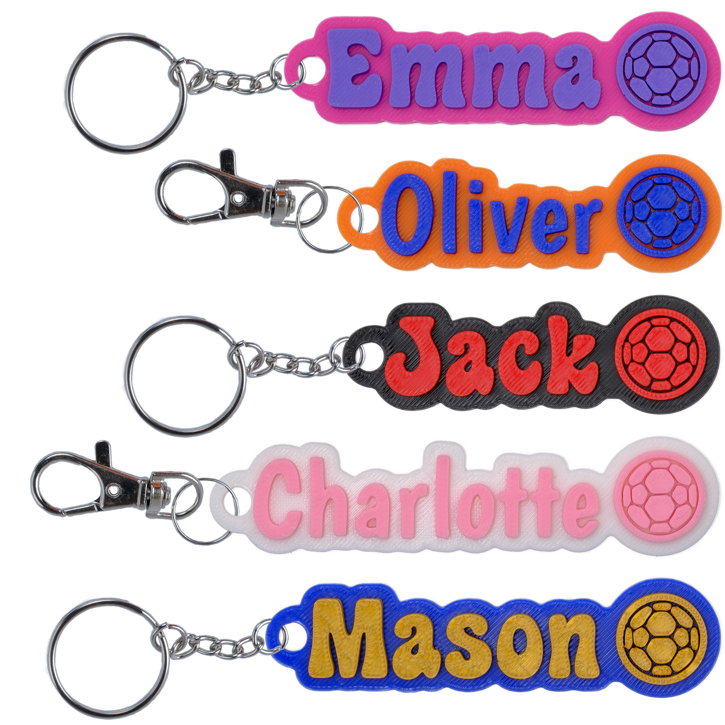 Custom Color Keychain