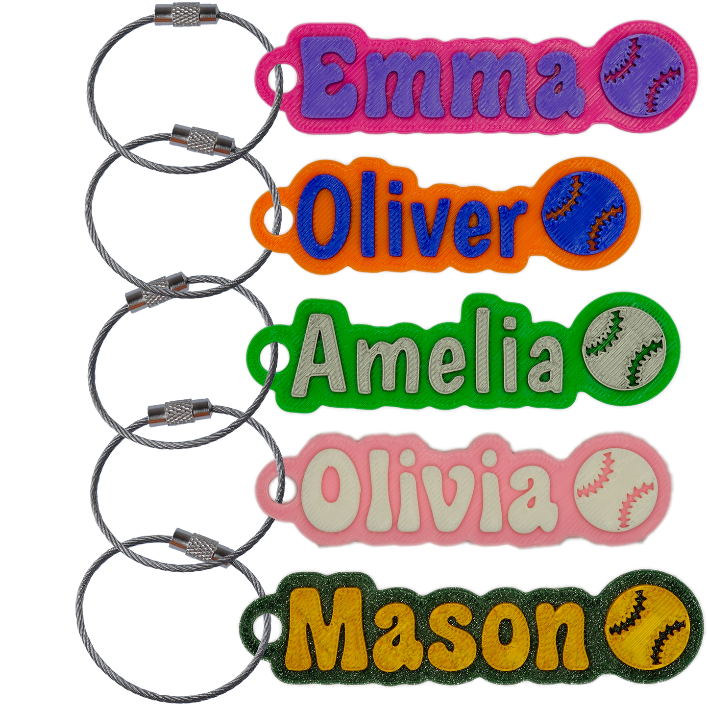 Custom Color Water Bottle Name Tag