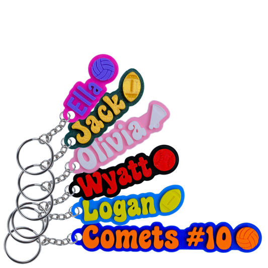Custom Color Keychain